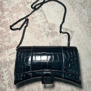 Balenciaga Hourglass Wallet on Chain